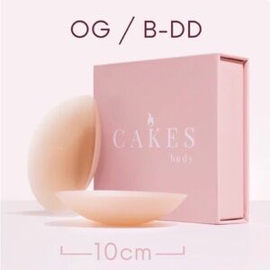 Cakes Body Grippy Silicone Nipple Covers Circles— B-DD — NIB